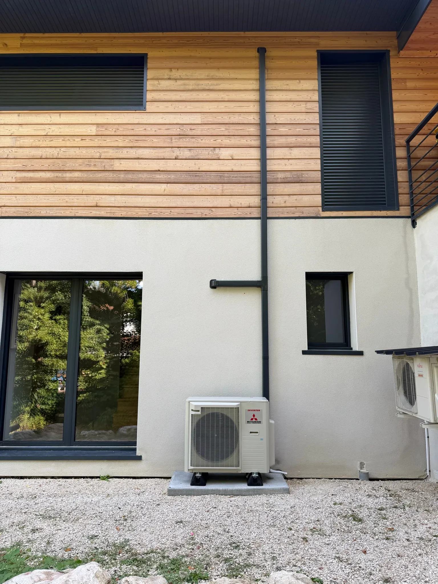 Climatisation réversible en complément PAC air/eau à Voiron (38)